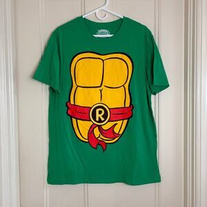 Teenage Mutant Ninja Turtle Costume Tee T-Shirt Men's XL R for Raphael 2023